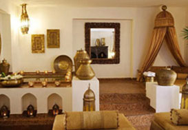Decorative resort interior
