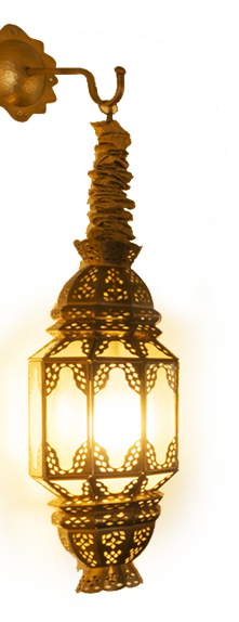 Brass decorative light fixture 