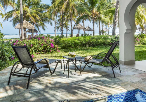 Ocean Front One Bedroom Villa