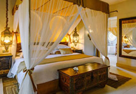 Stylish villa bedroom